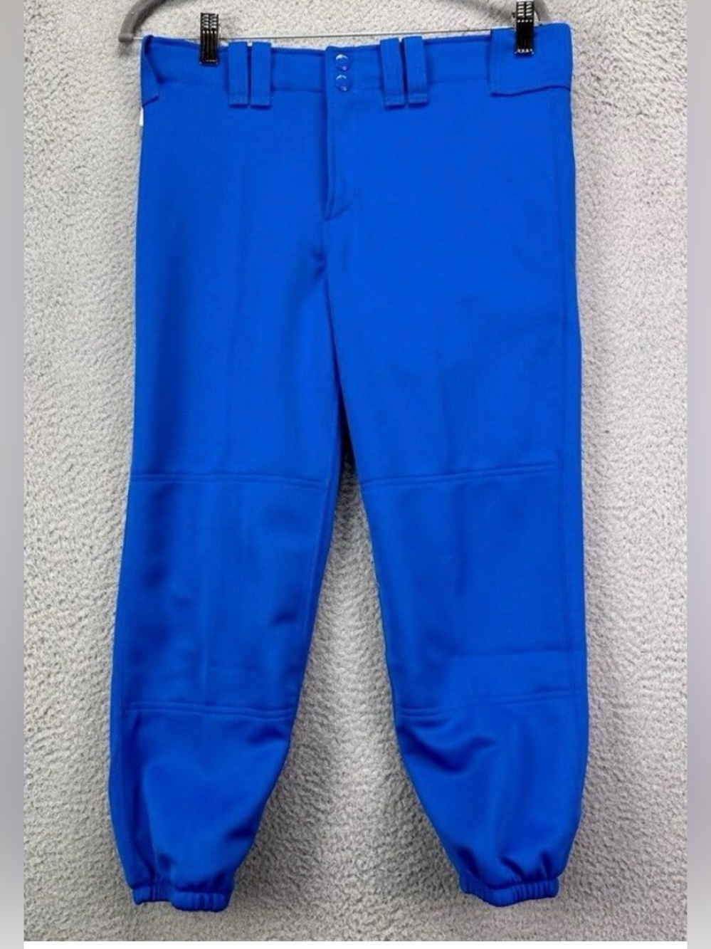 Mizuno Pants Womens Medium Blue Performance Elastic Bottom Softball Athletic NEW